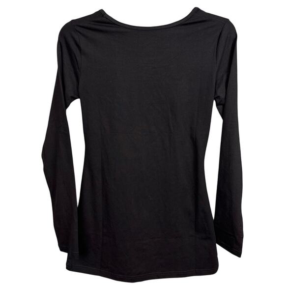 Modern Eternity Maternity Top Long Sleeves Round Neck Nursing Top Size S NWOT - Picture 3 of 10